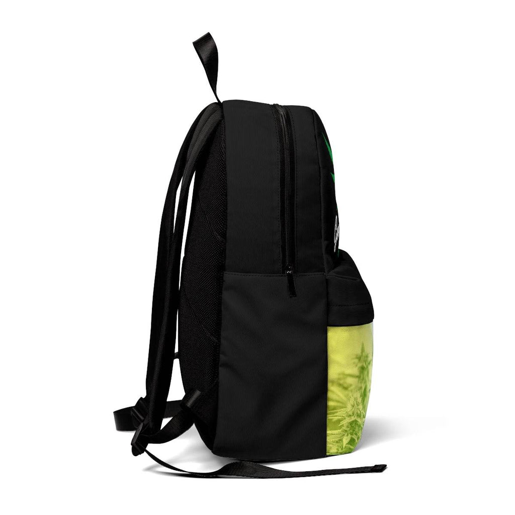 Good Vibes Only Black Marijuana Backpack