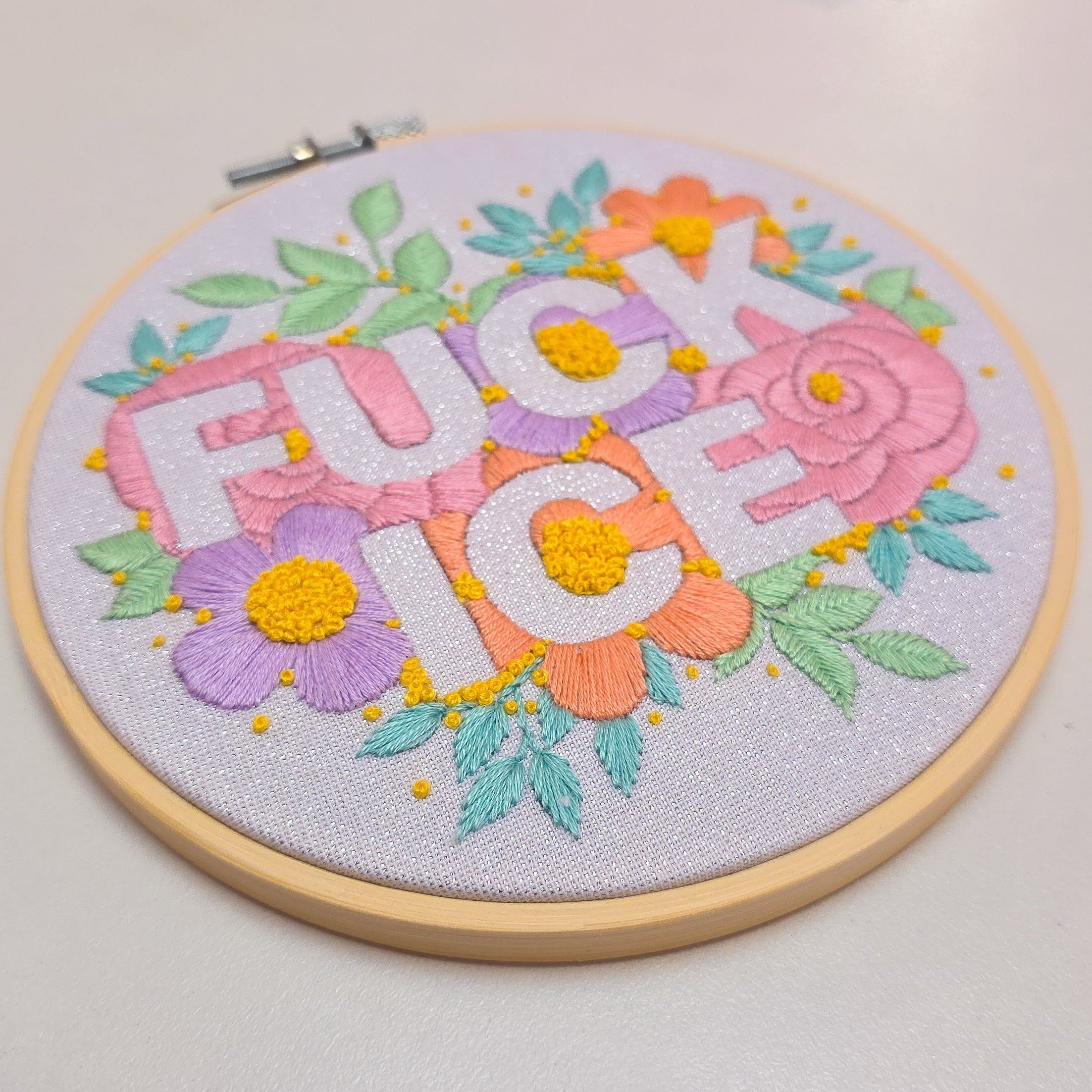 FUCK ICE - Embroidery Kit