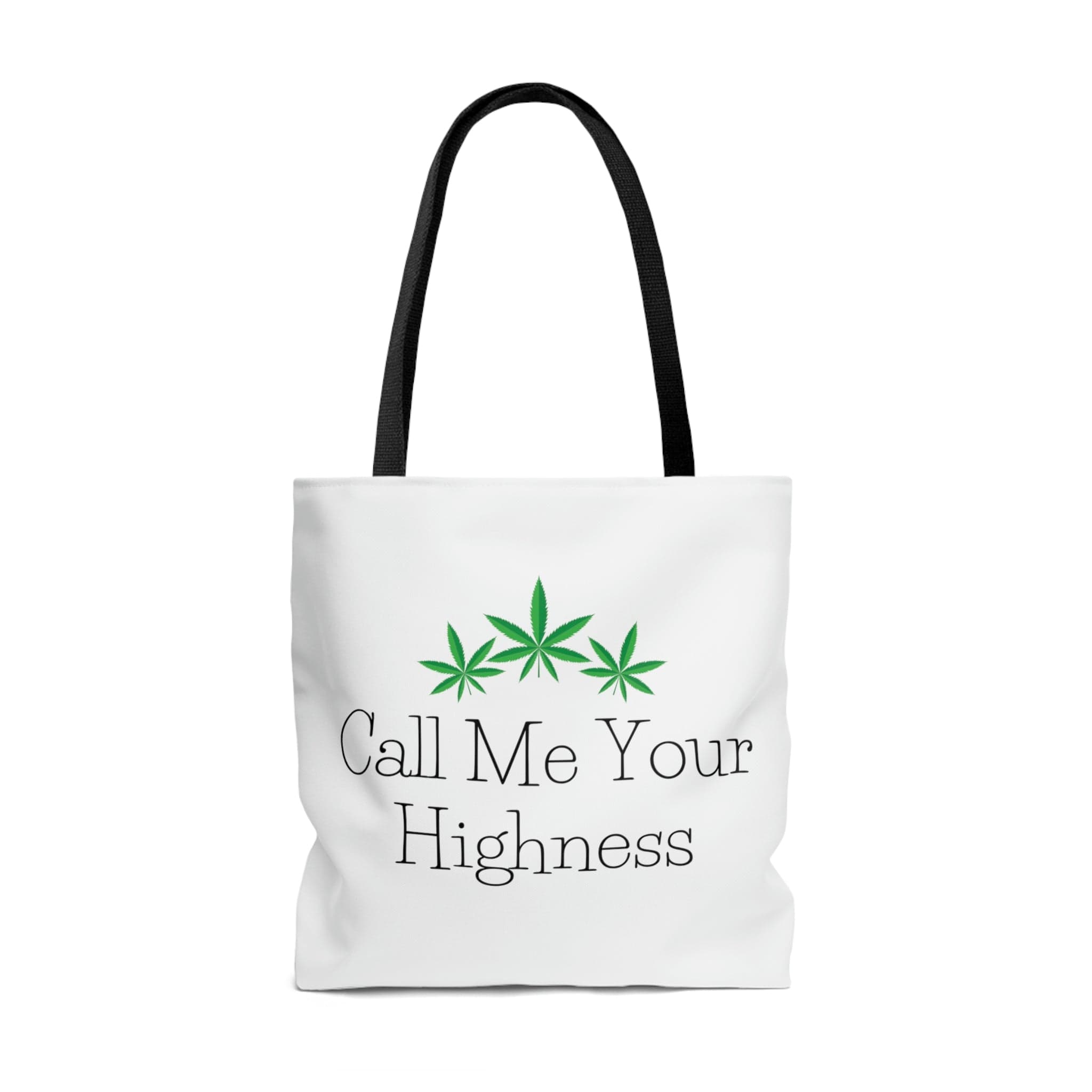 Call Me Your Highness Green Leaf Tote Bag
