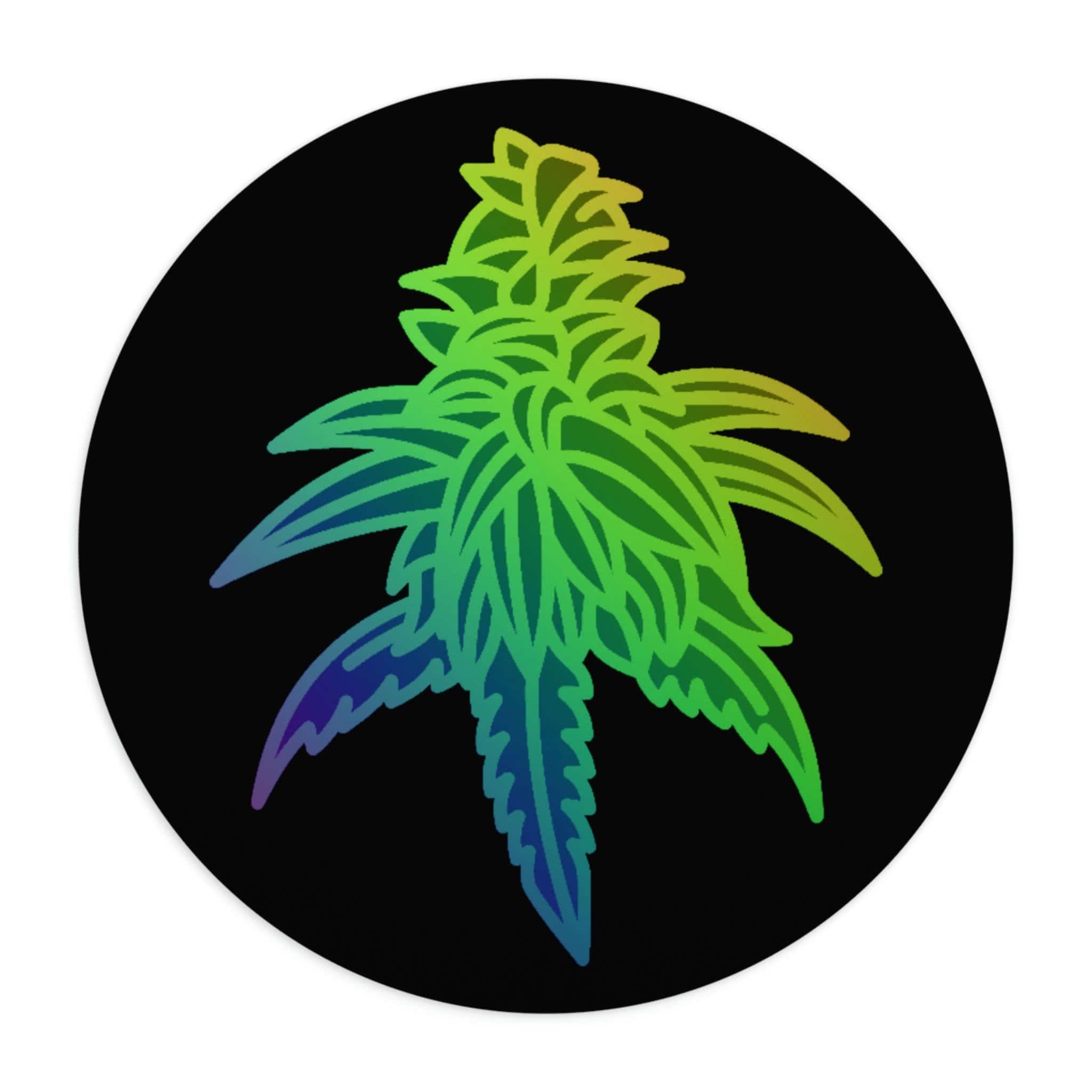Rainbow Sherbet Marijuana Mouse Pad