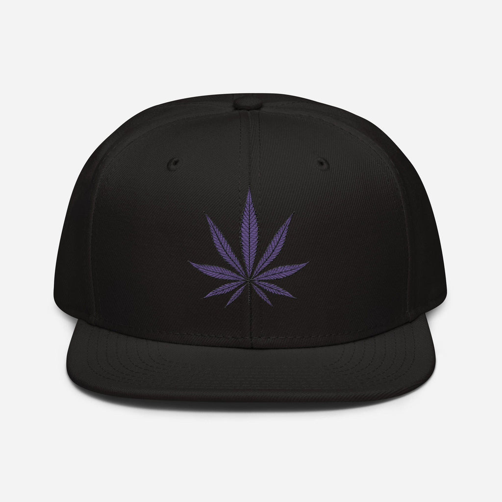 Purple Haze Marijuana Snapback Hat