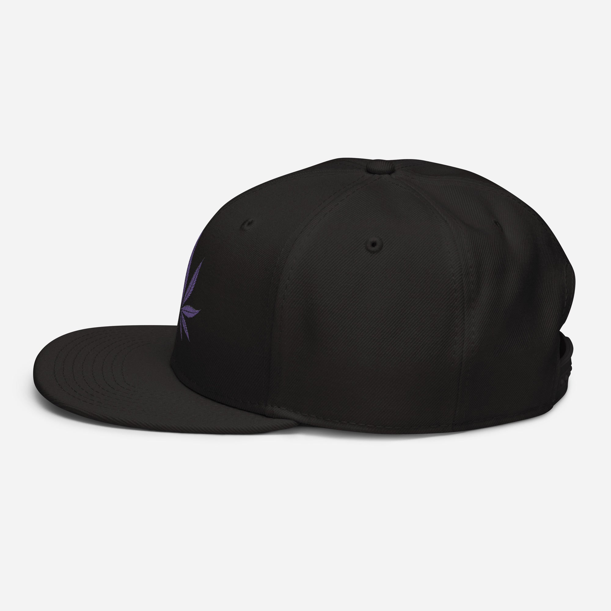 Purple Haze Marijuana Snapback Hat