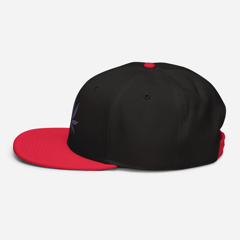 Purple Haze Marijuana Snapback Hat