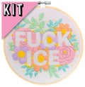 FUCK ICE - Embroidery Kit