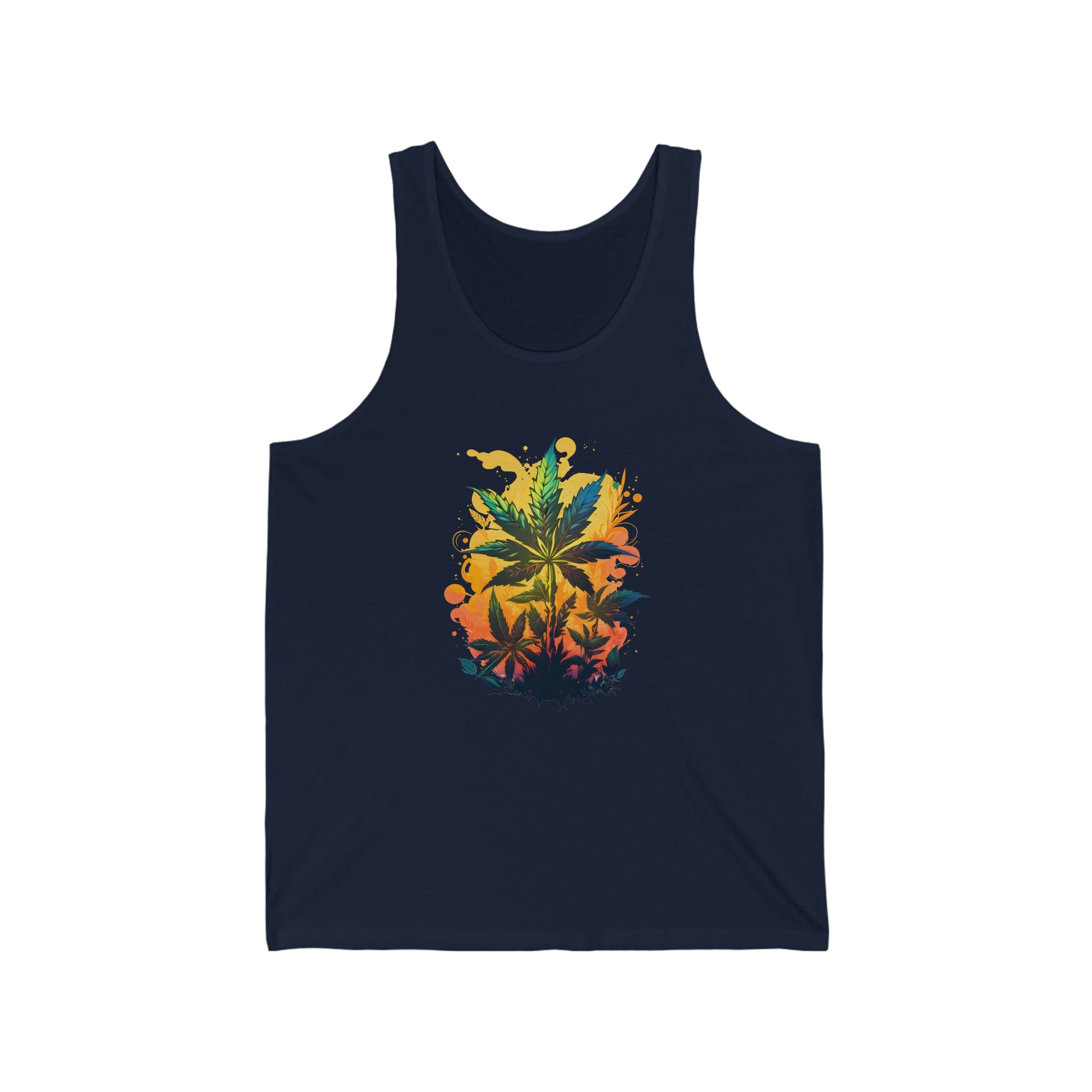 Warm Paradise Cannabis Jersey Tank Top