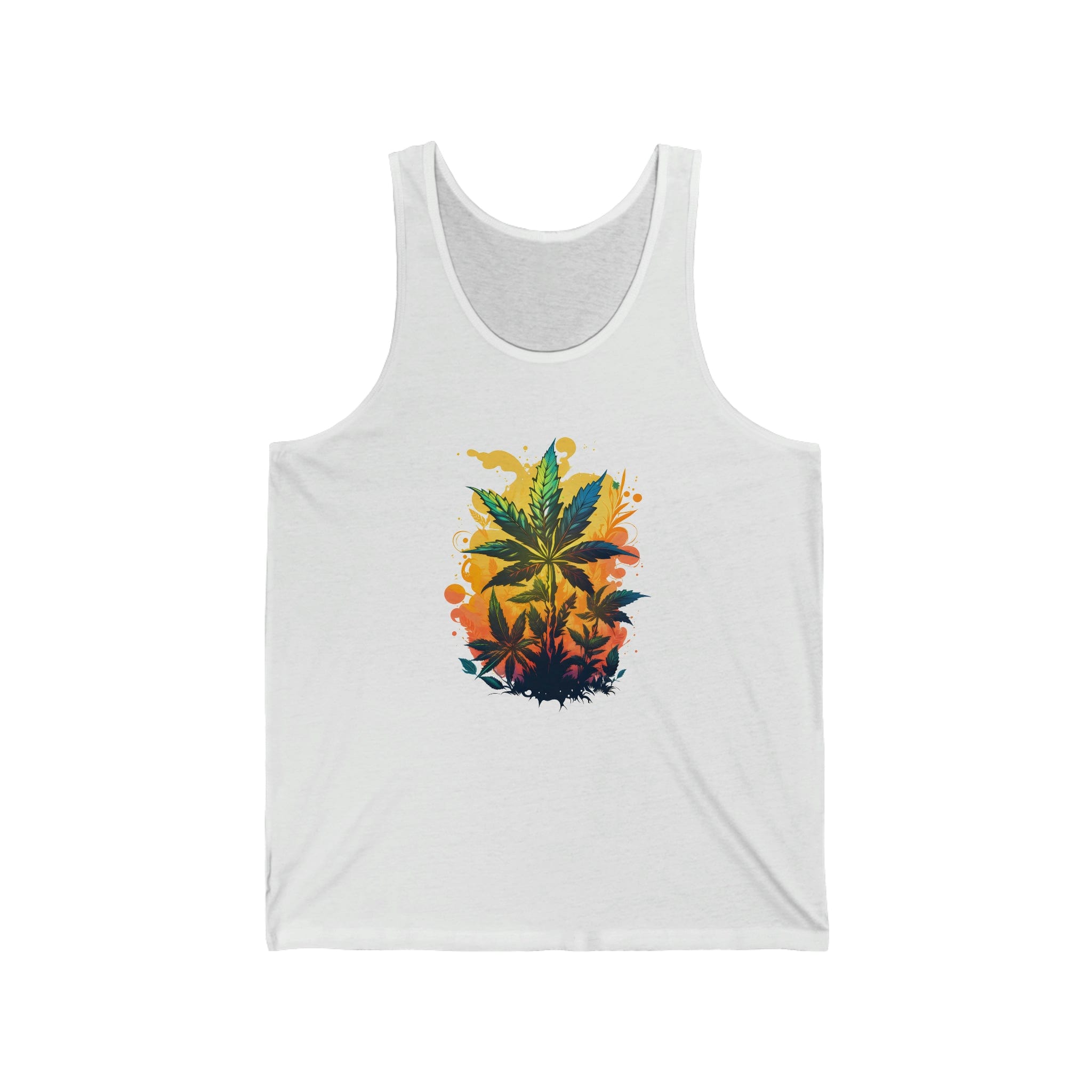 Warm Paradise Cannabis Jersey Tank Top