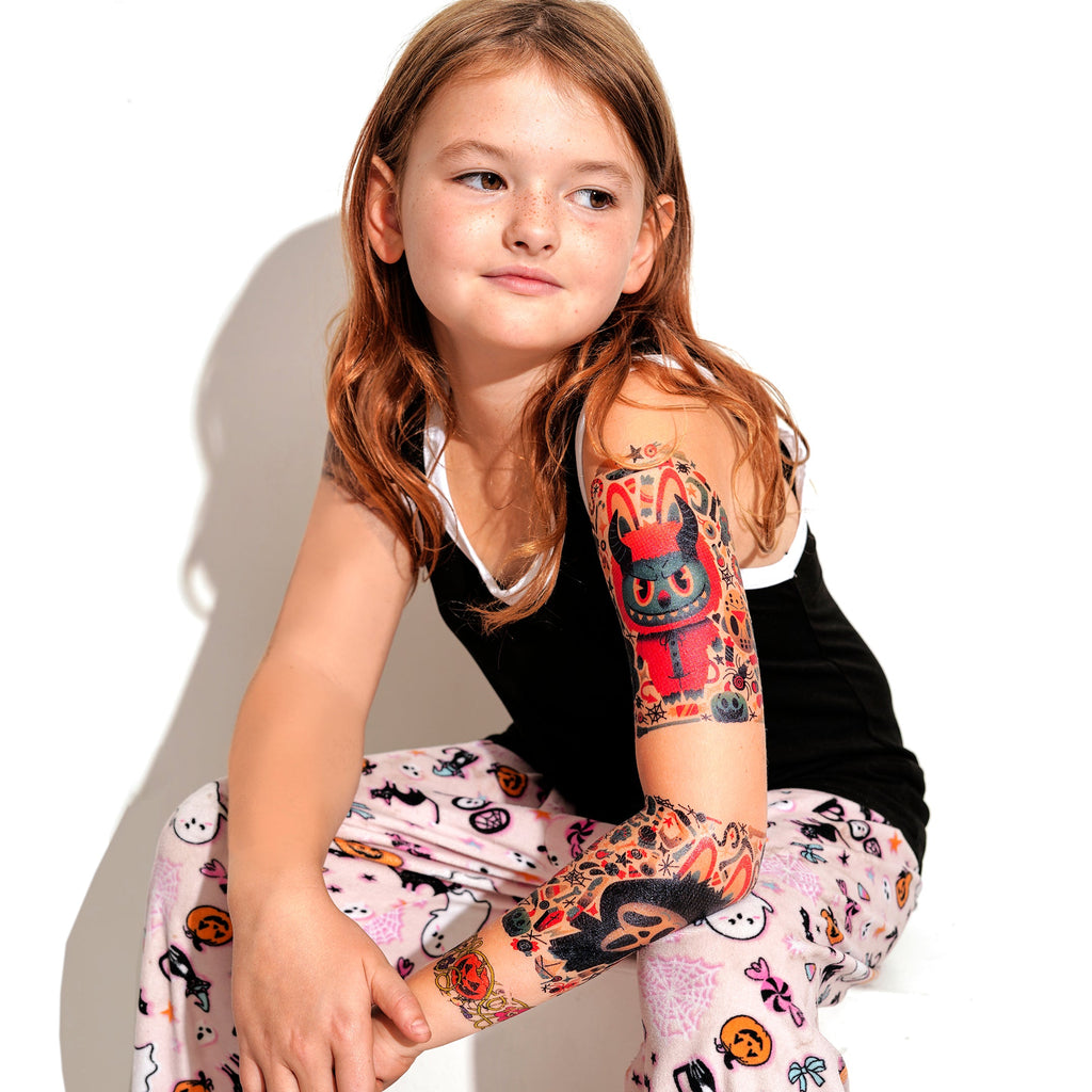 Wicked Cute Full Sleeve Tattoo