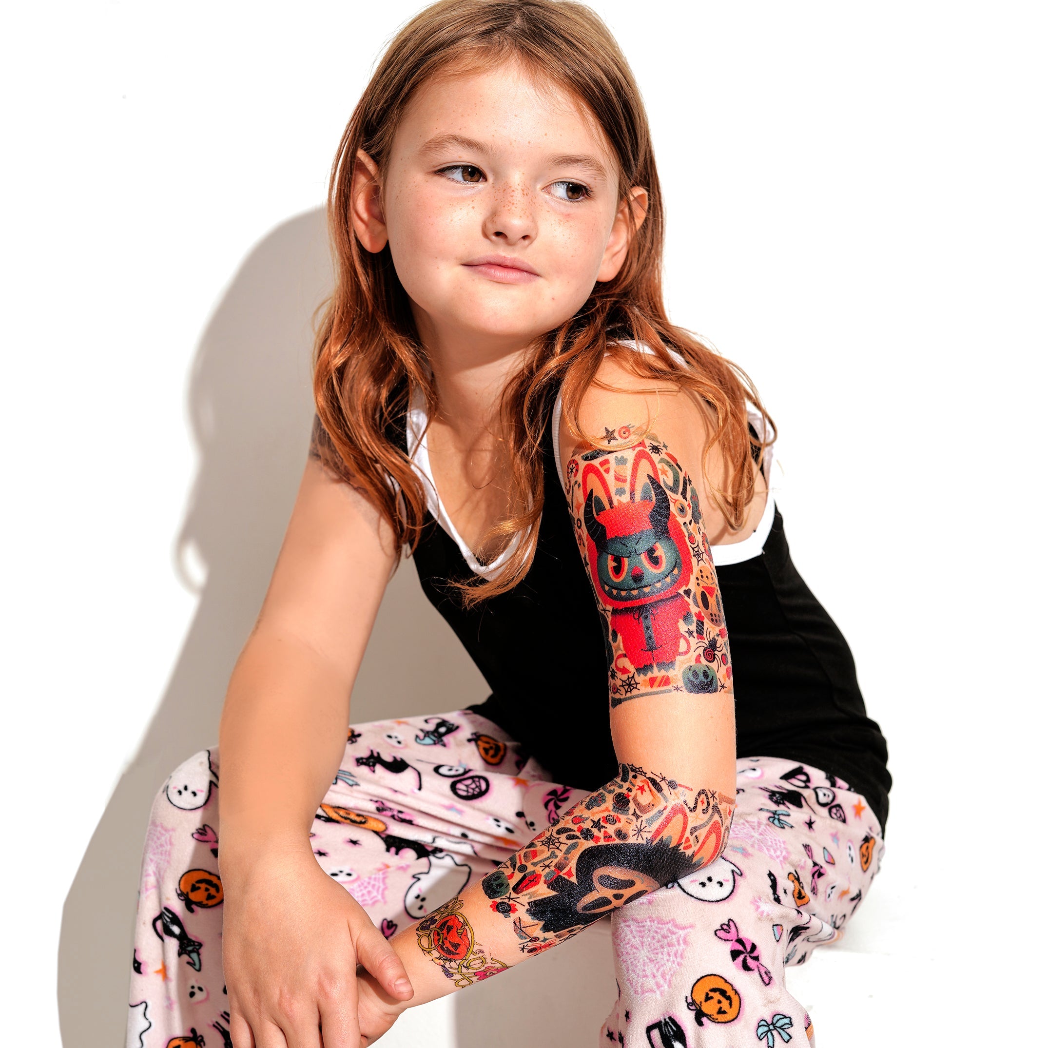 Wicked Cute Full Sleeve Tattoo